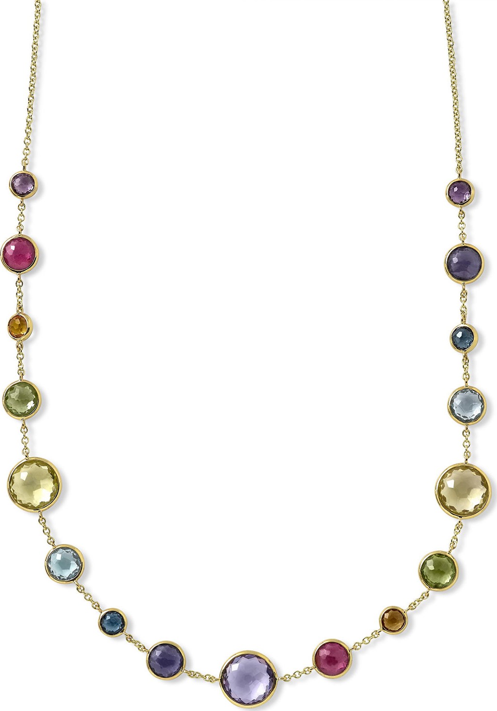 IPPOLITA 18k Gold Lollitini Multi-Stone Necklace, 18"L