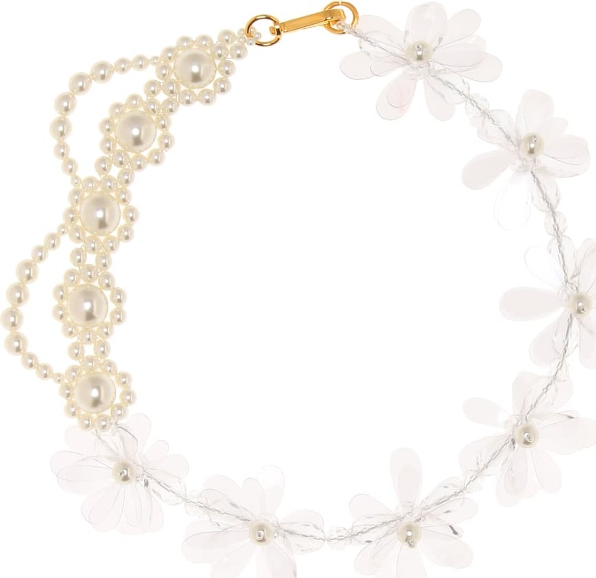 Simone Rocha Patchwork Flower necklace