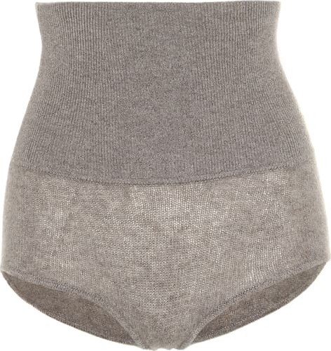 Khaite Belinda stretch cashmere shorts