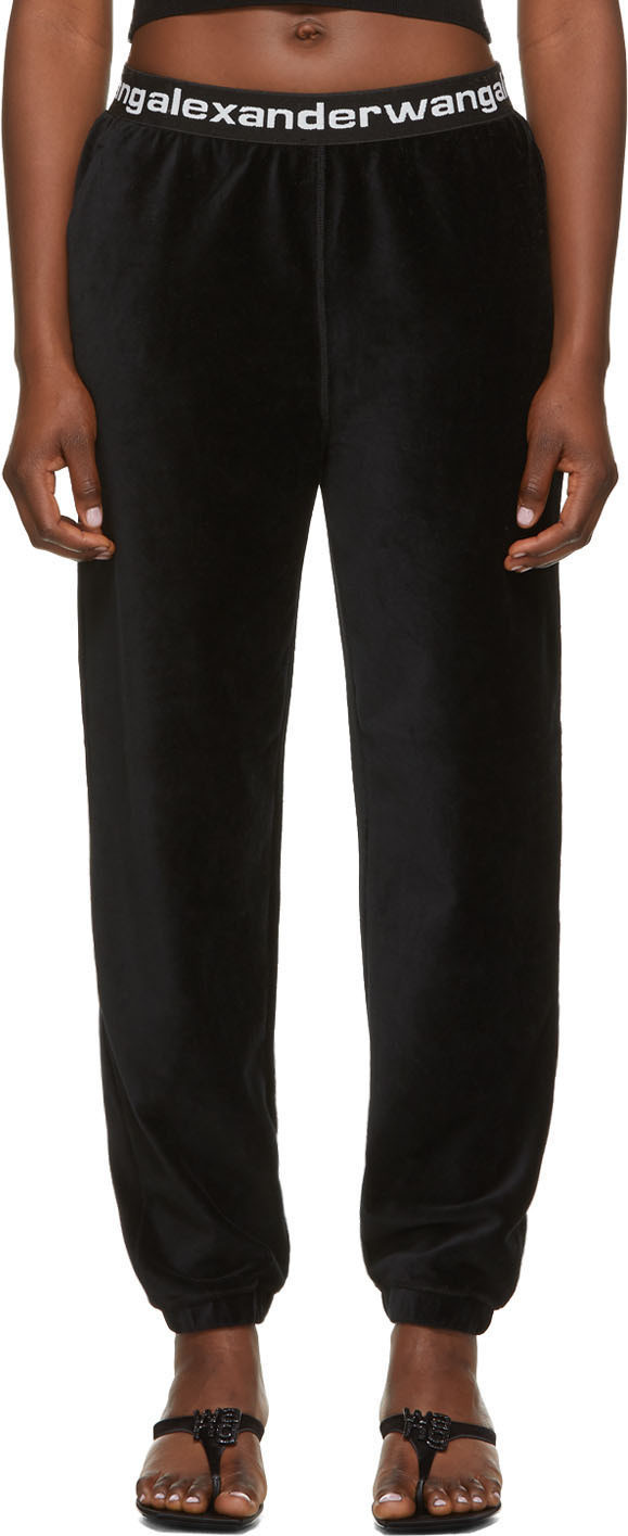 Alexanderwang.T - Black Corduroy Lounge Pants