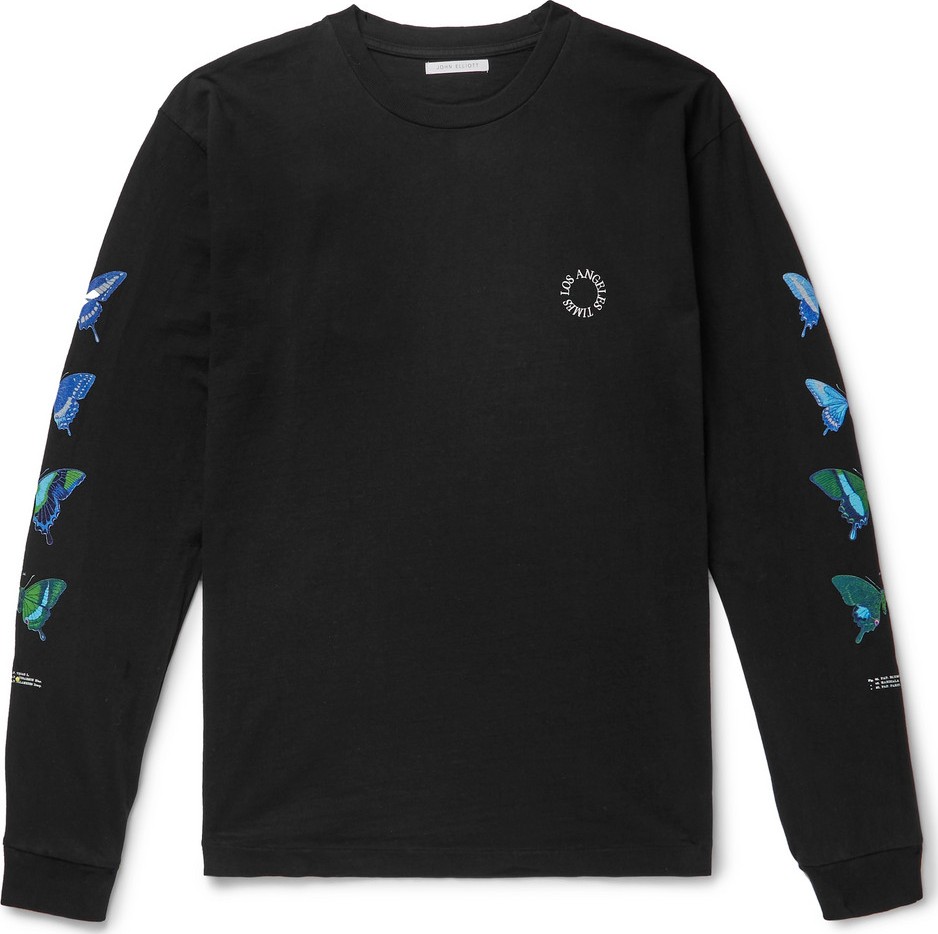 John Elliott Printed Cotton-Jersey T-Shirt