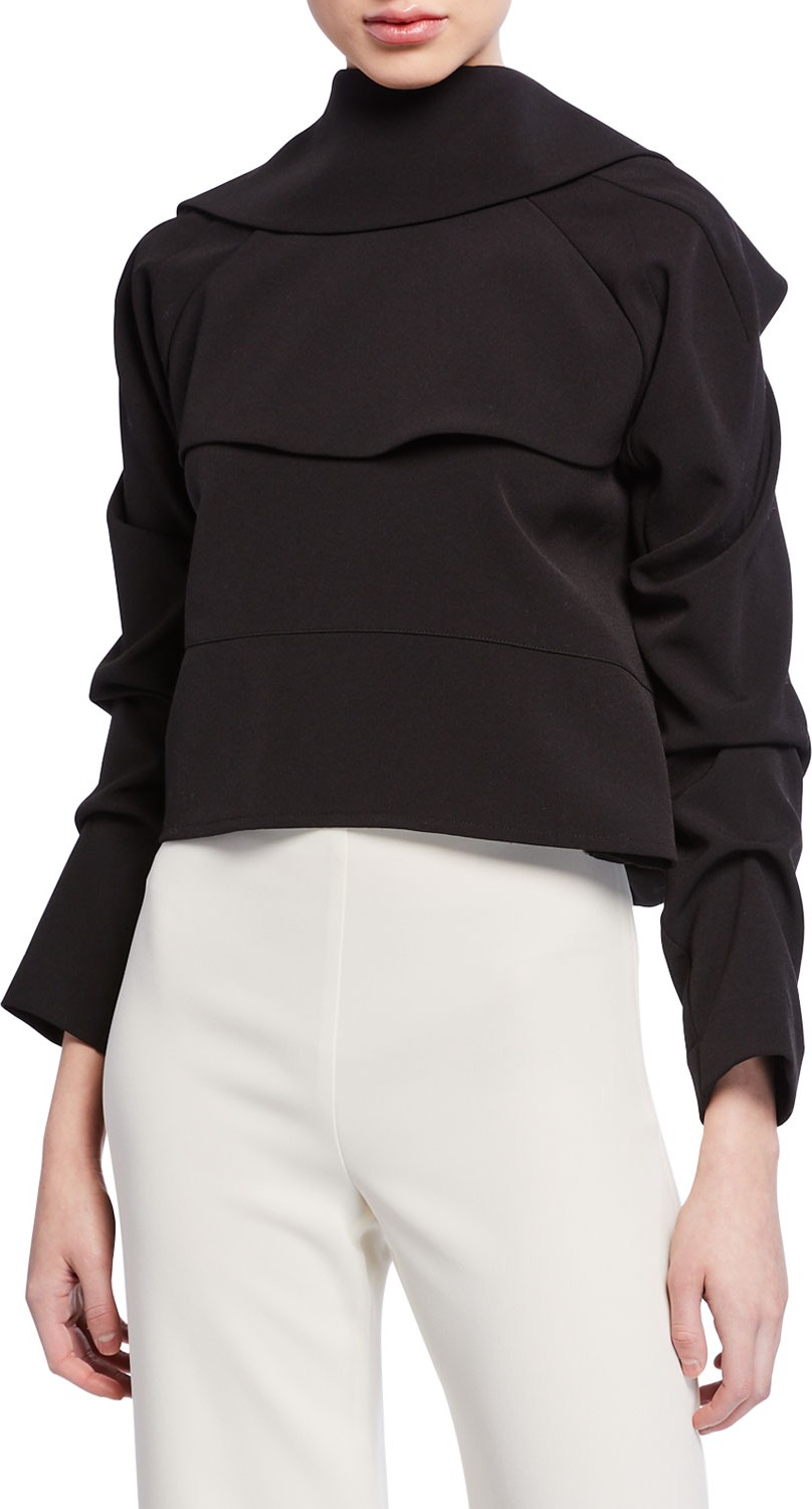 A.W.A.K.E Gathered Open-Back Top