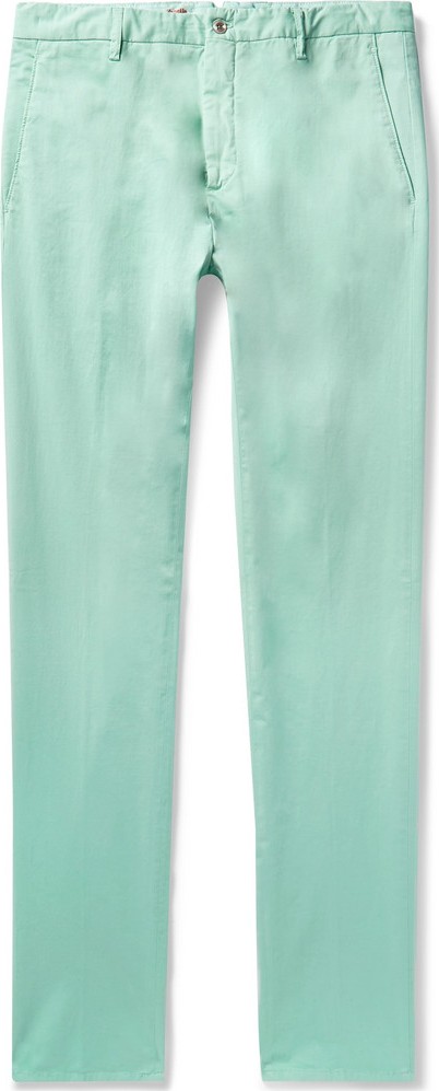 Zanella Noah Garment-Dyed Stretch-Cotton Chinos