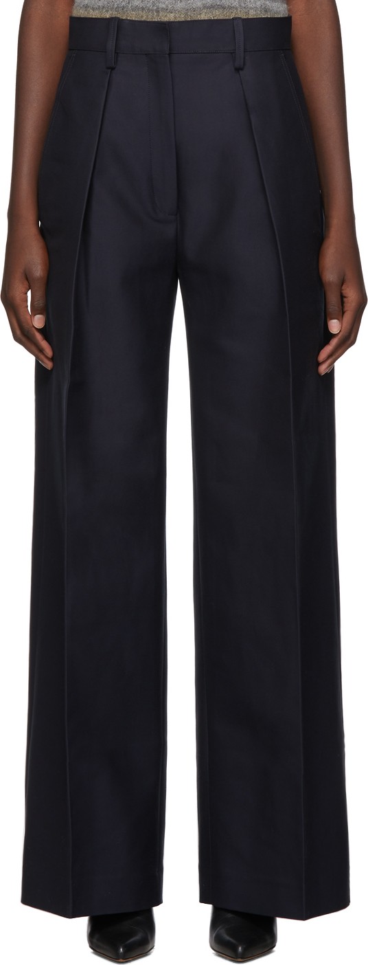 Jacquemus Navy 'Le Pantalon Carini' Trousers