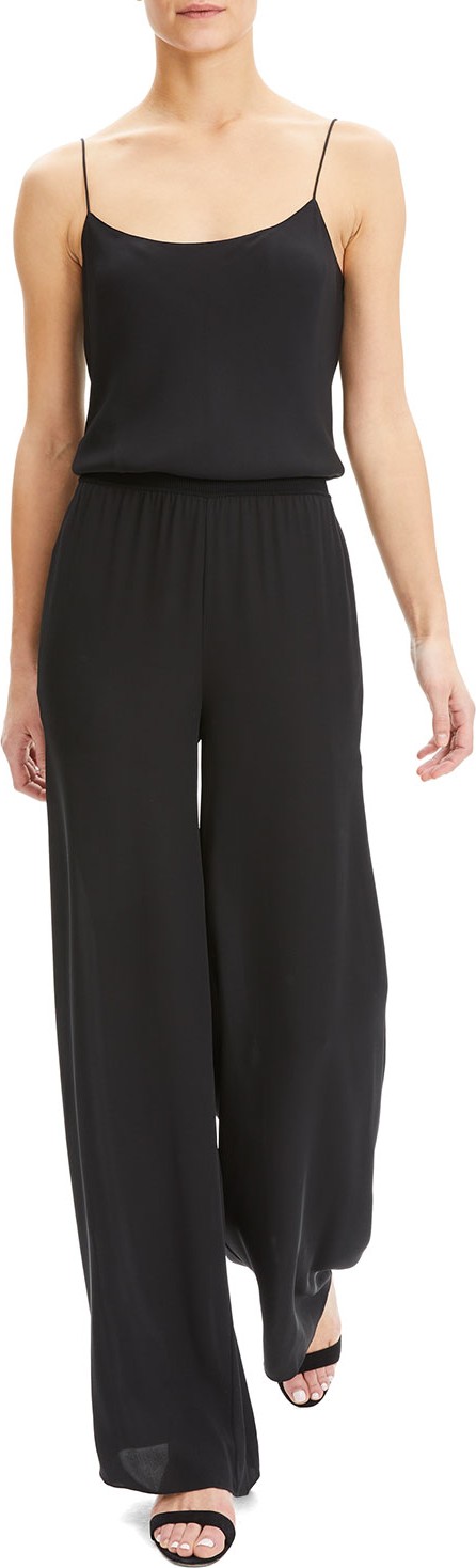 Theory Scoop-Neck Spaghetti-Strap Jumpsuit
