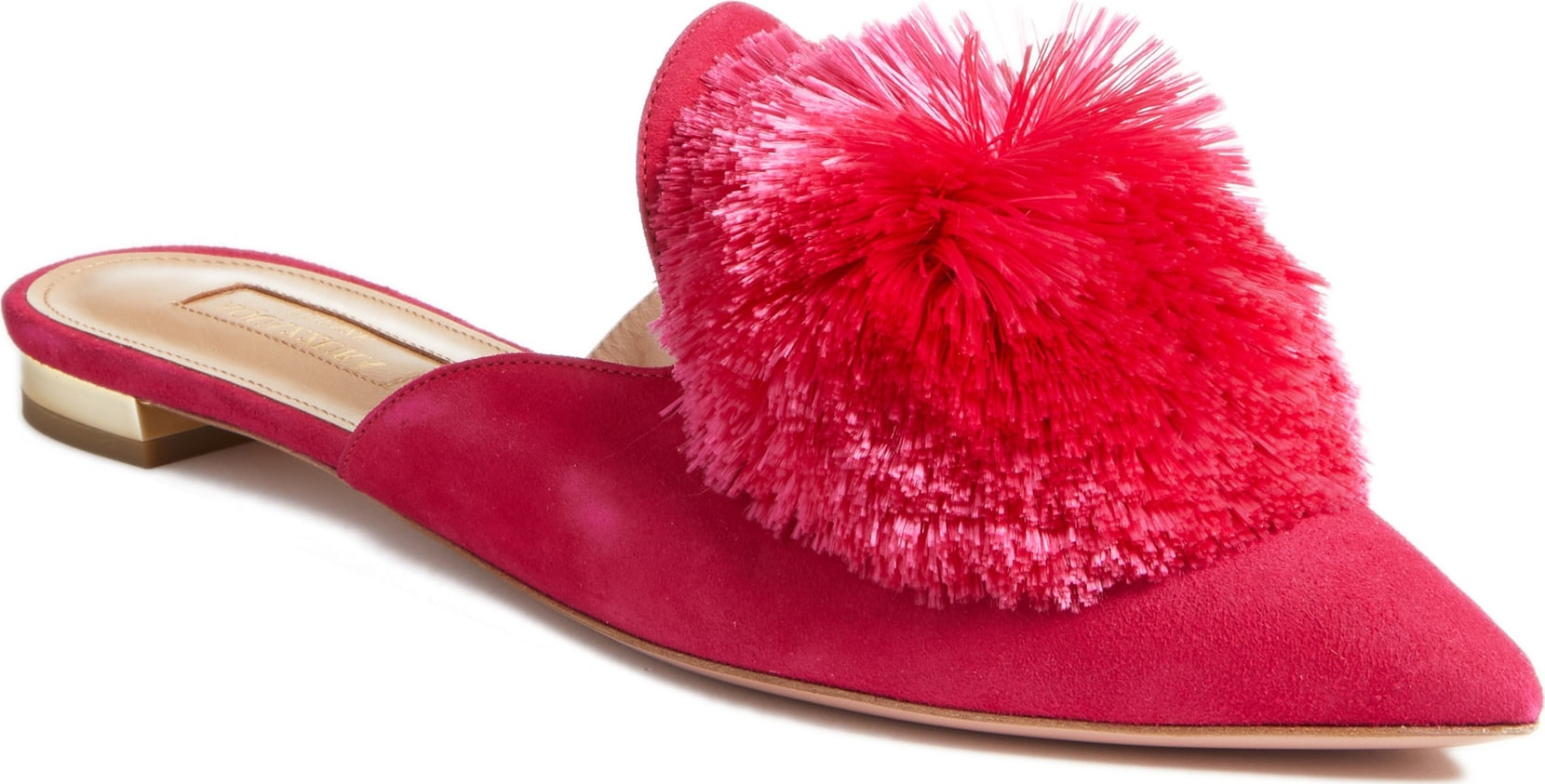 Aquazzura Powder Puff Pointy Toe Mule