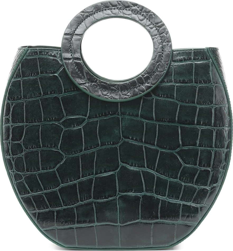 Staud Frida croc-effect leather tote
