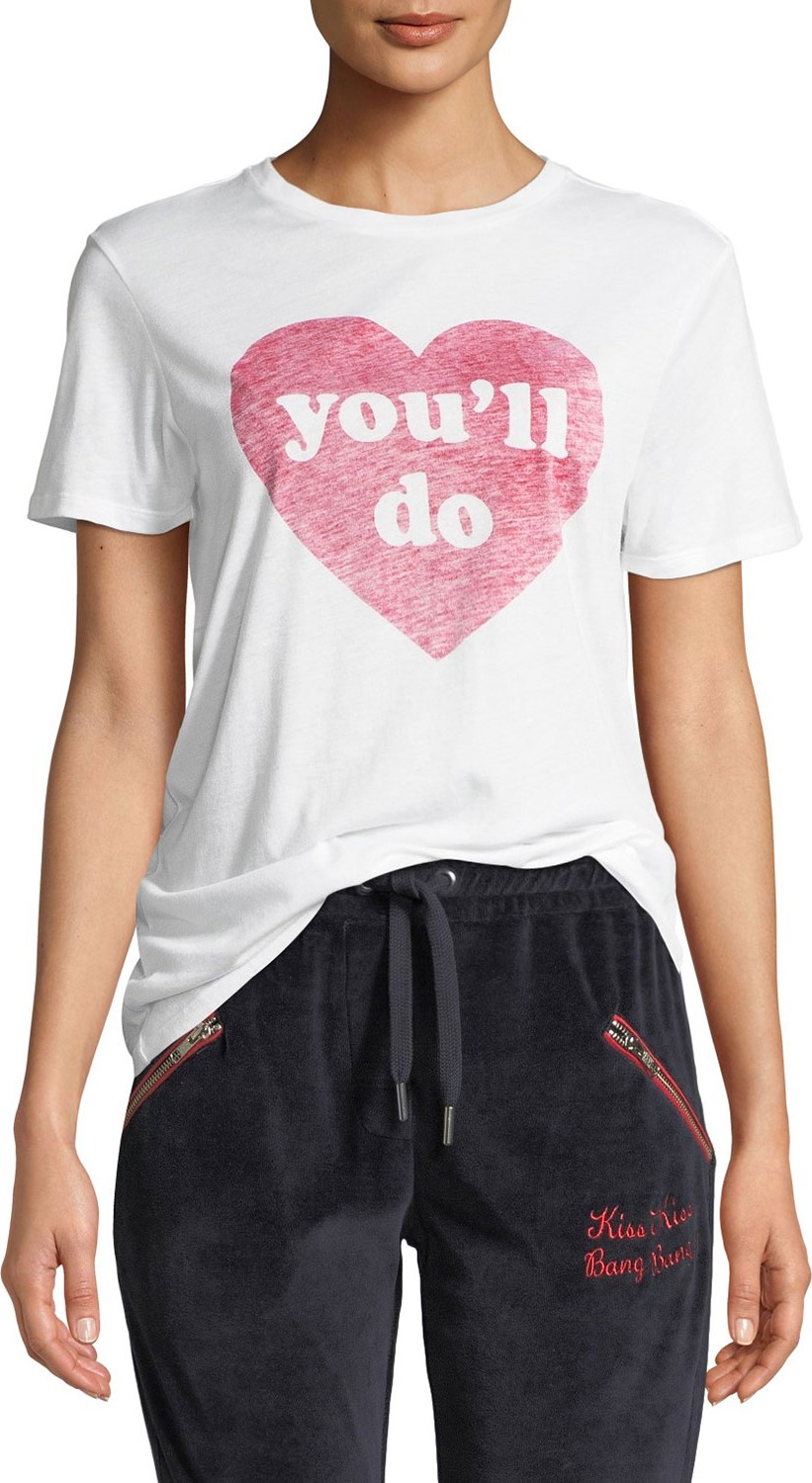 Zoe Karssen You'll Do Crewneck Slogan Tee