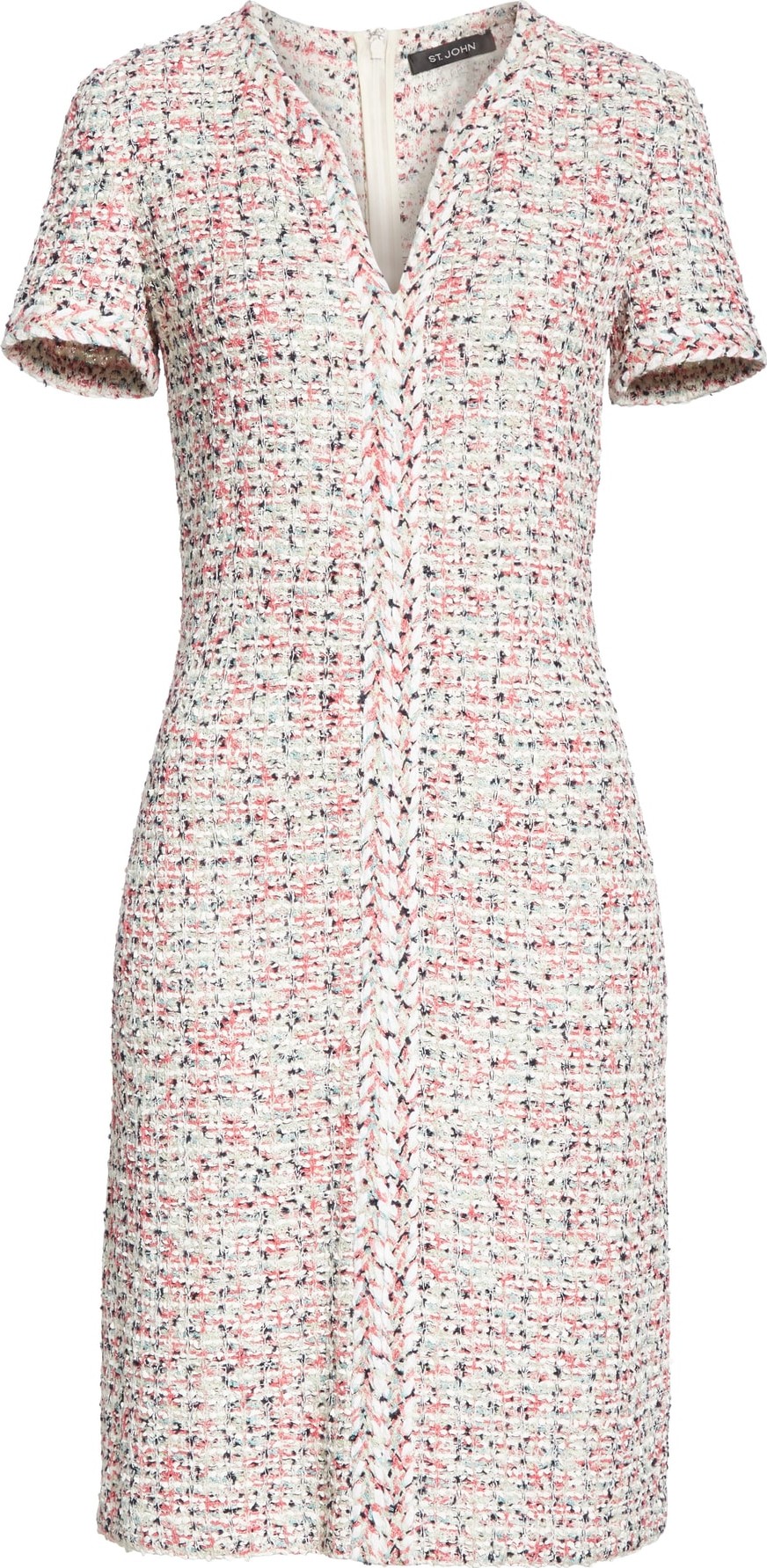 St. John Modern Pointale Knit Dress