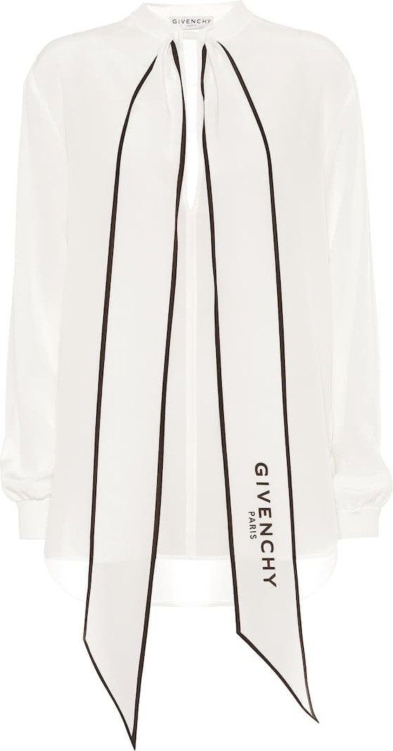 Givenchy Silk-georgette blouse
