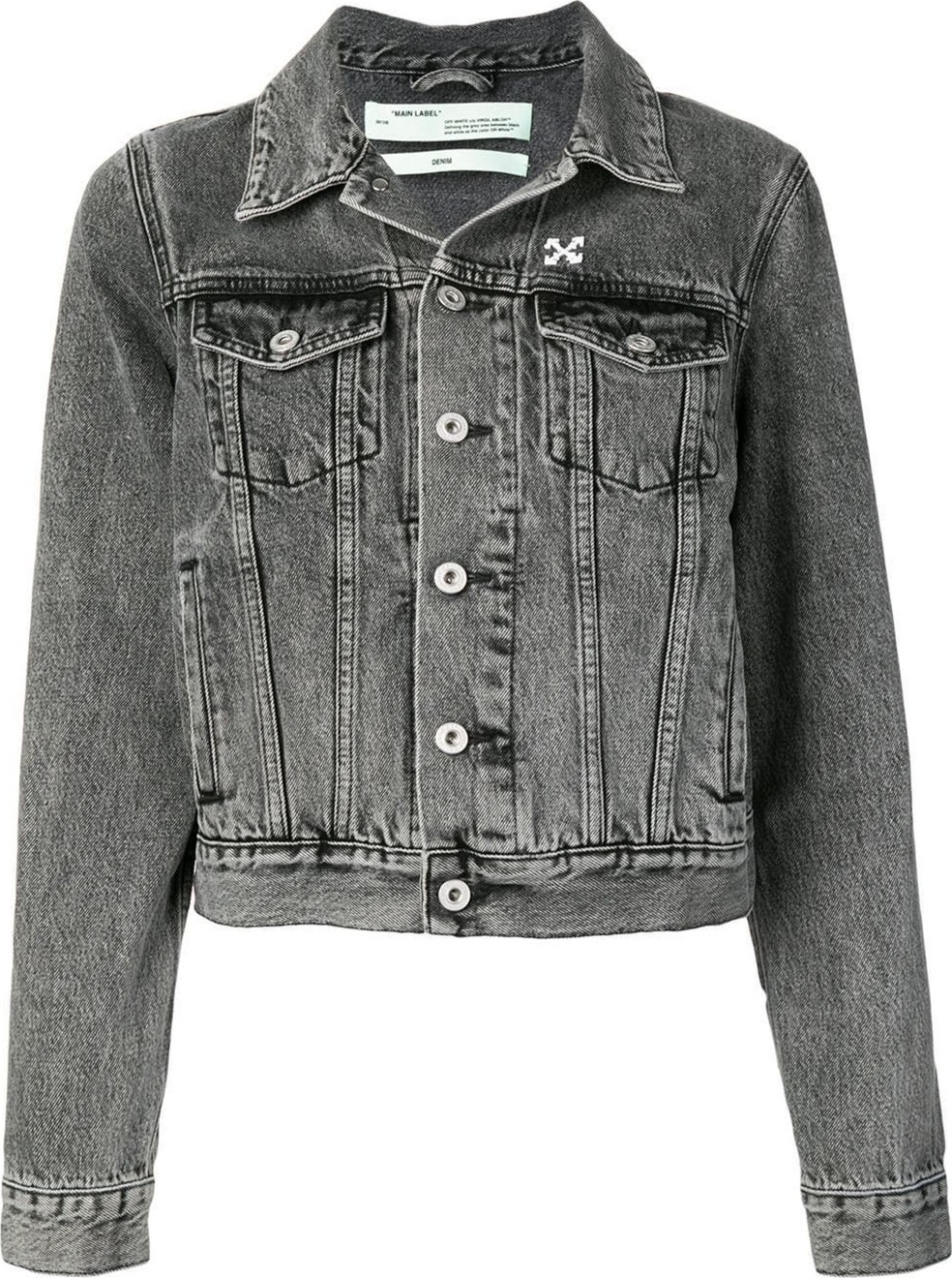 Off White arrows pin denim jacket