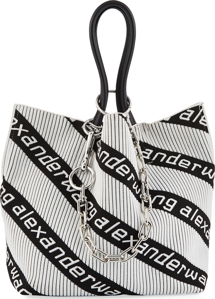 Alexander Wang Roxy Small Soft Jacquard Tote Bag