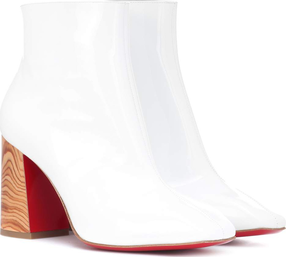 Christian Louboutin Hilconico 85 patent leather ankle boots
