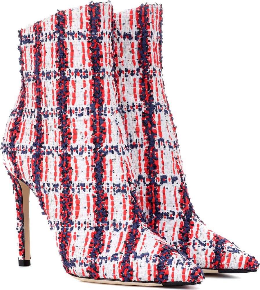 Jimmy Choo Exclusive to Mytheresa – Helaine 100 tweed ankle boots