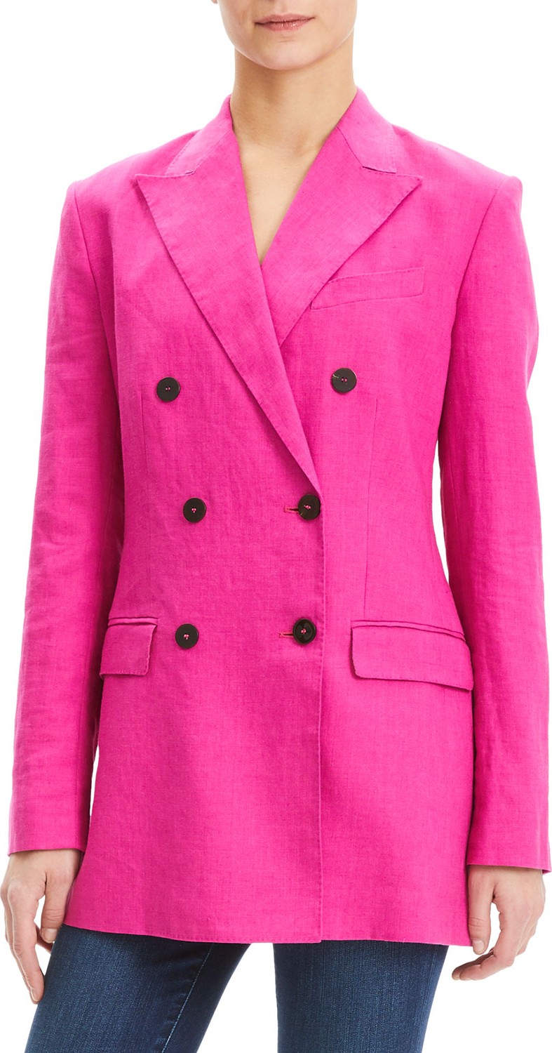 Theory Double-Breasted Linen Jacket Theory Double-Breasted Linen Jacket