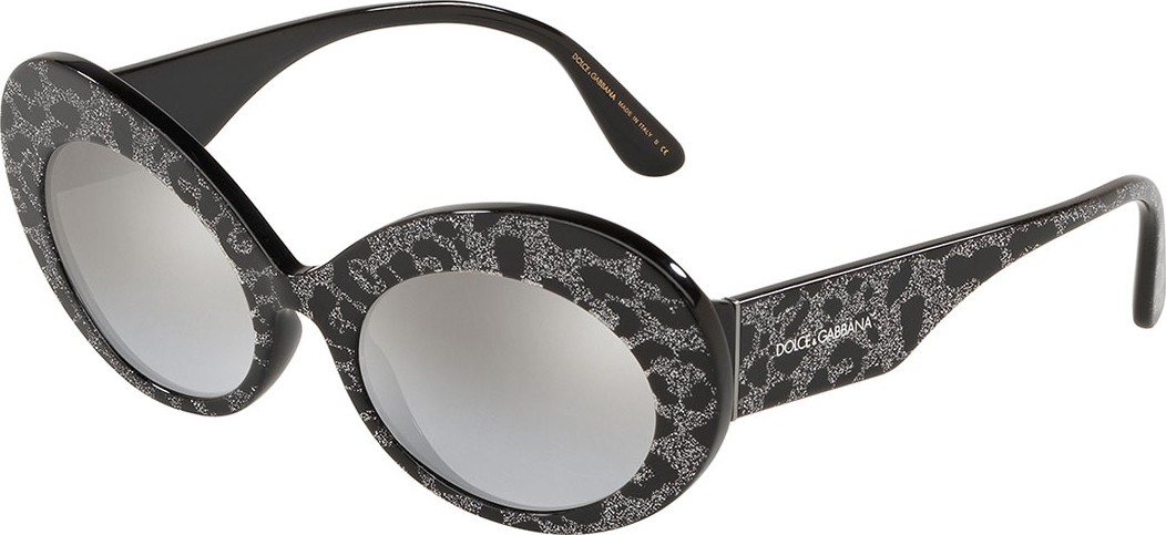 Dolce & Gabbana Oval Acetate Sunglasses