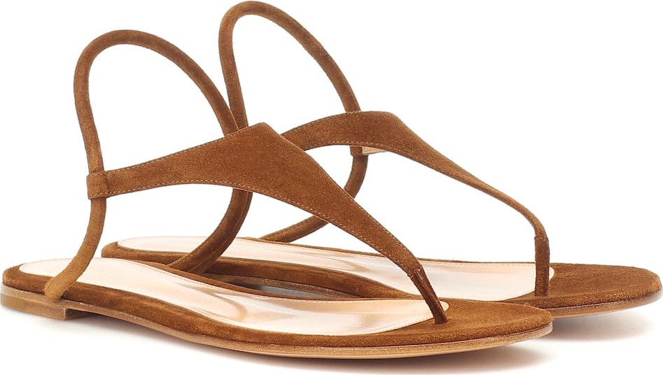 Gianvito Rossi Anya suede sandals
