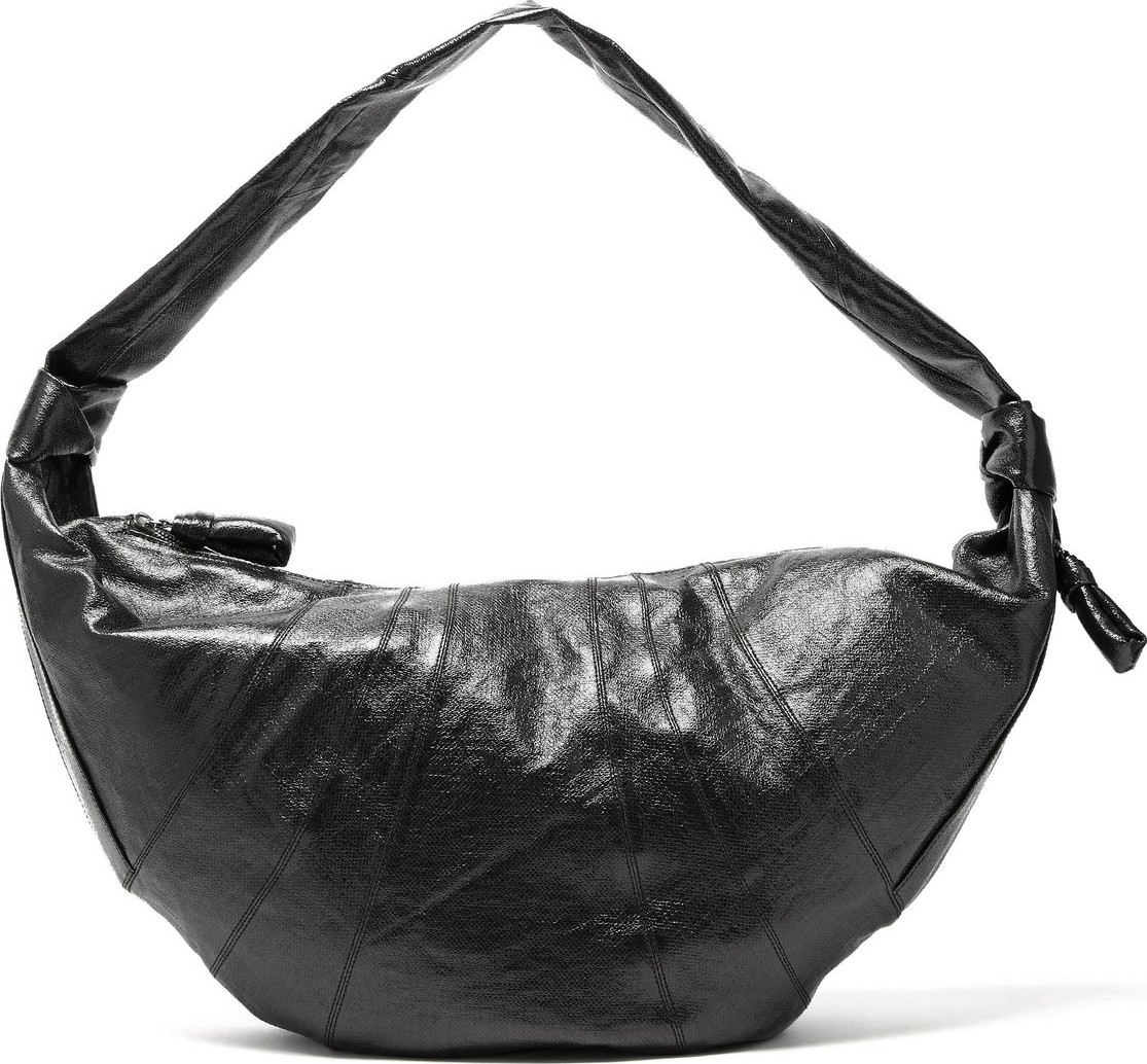 Lemaire Maxi Croissant panelled leather shoulder bag