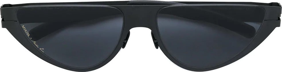 Mykita MYKITA X MARTINE ROSE KITT BLACK CAT EYE SUNGLASSES