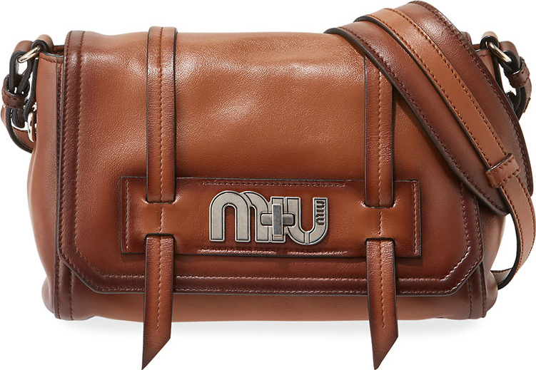 Miu Miu Burnished Grace Lux Crossbody Bag