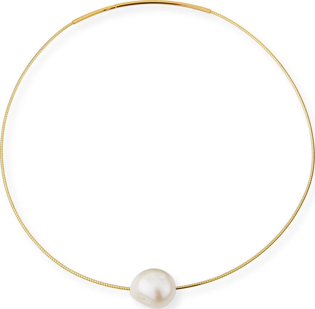 Margo Morrison Baroque Pearl Pendant Necklace, 18"