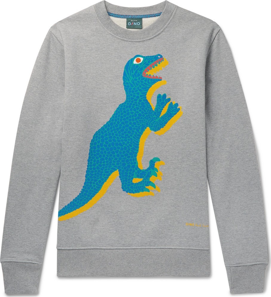 Ps By Paul Smith Printed Organic Loopback Cotton-Jersey Sweatshirt