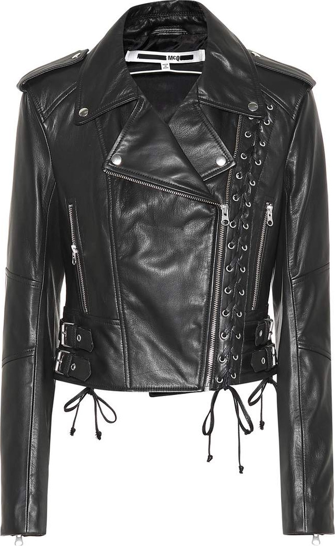 McQ - Alexander McQueen Leather biker jacket