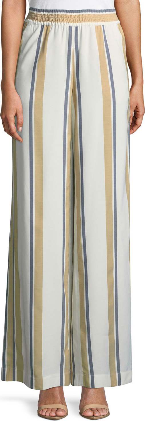 Lafayette 148 New York Hester Vienna Striped Wide-Leg Pants
