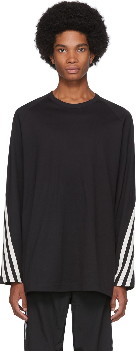 Y-3 Black Packable Long Sleeve T-Shirt