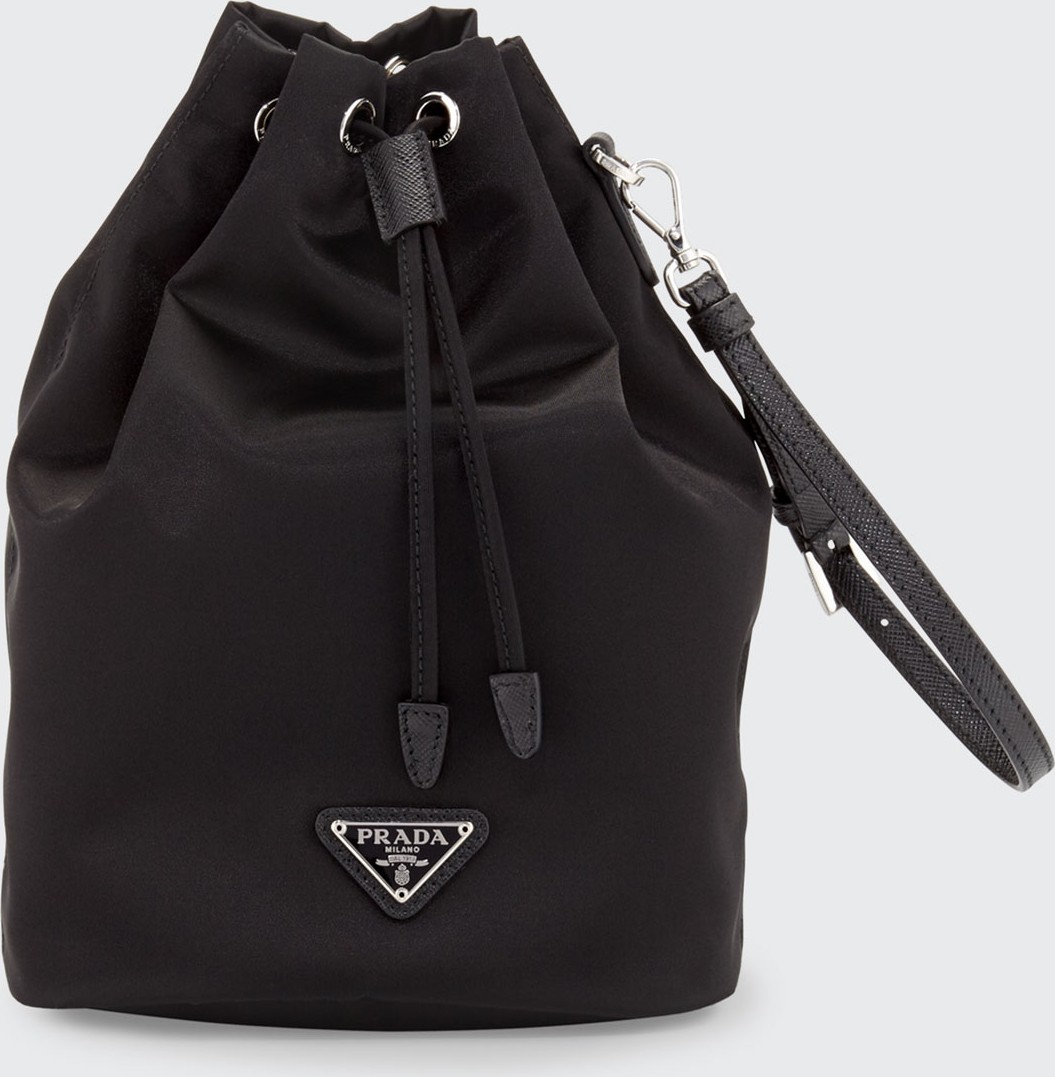 Prada Nylon Drawstring Pouch