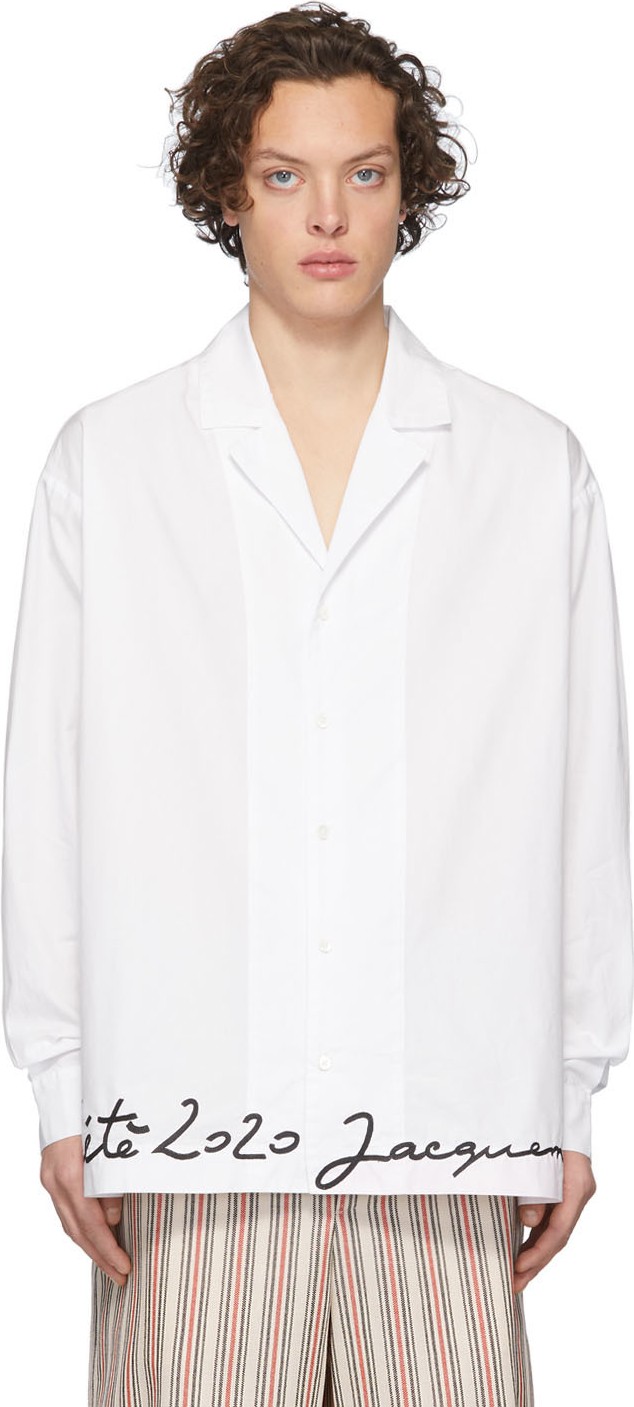 Jacquemus White 'La Chemise Coup De Soleil' Shirt