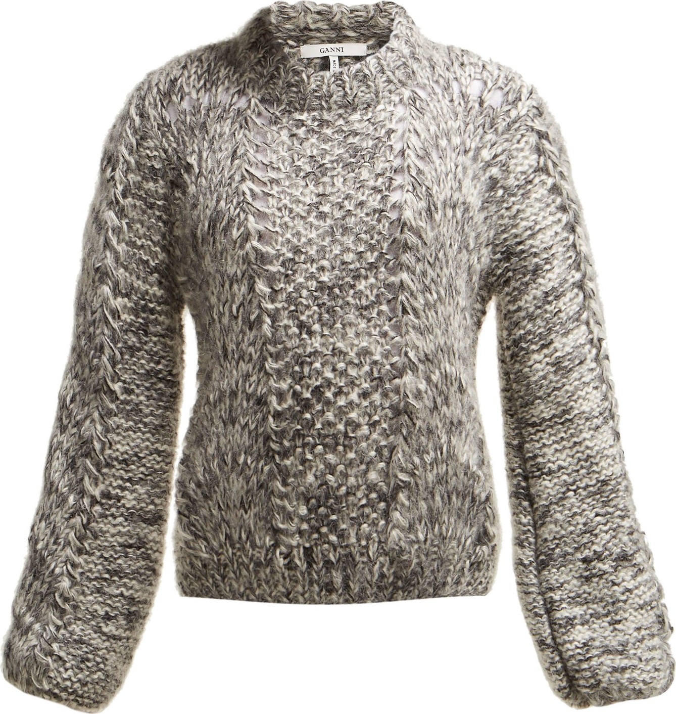 Ganni Julliard wool and mohair-blend sweater