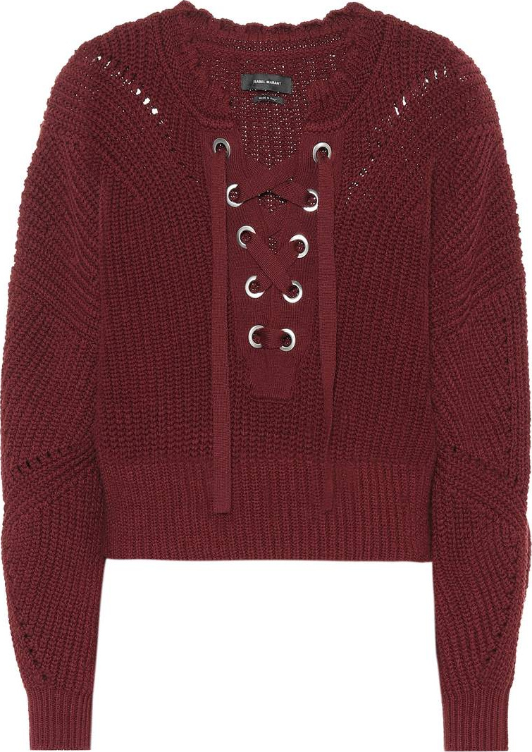 Isabel Marant Laley lace-up sweater