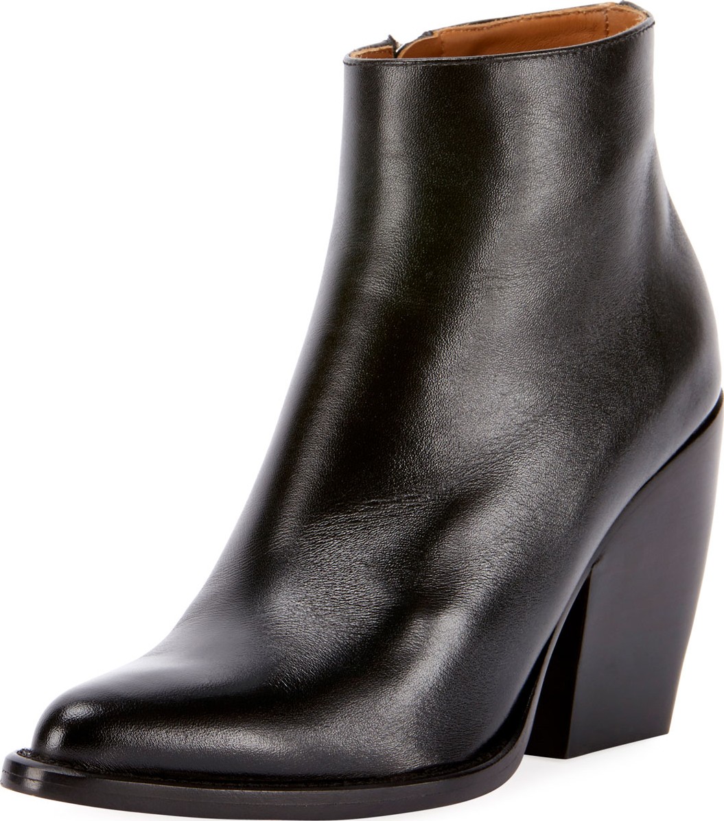 Chloe Rylee 90MM Block Heel Western Booties