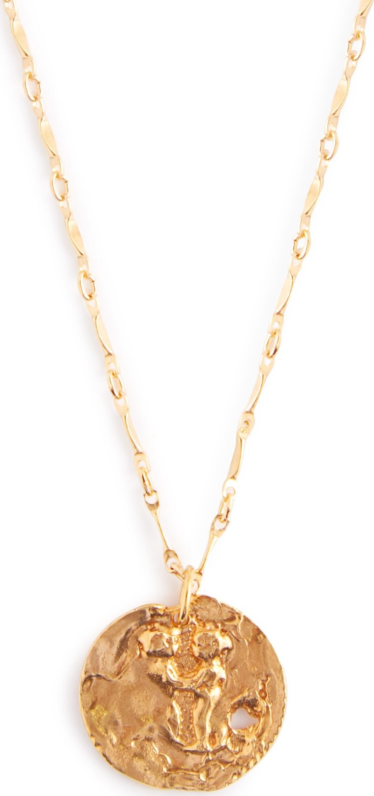 Alighieri Friendship Coin pendant gold-plated necklace