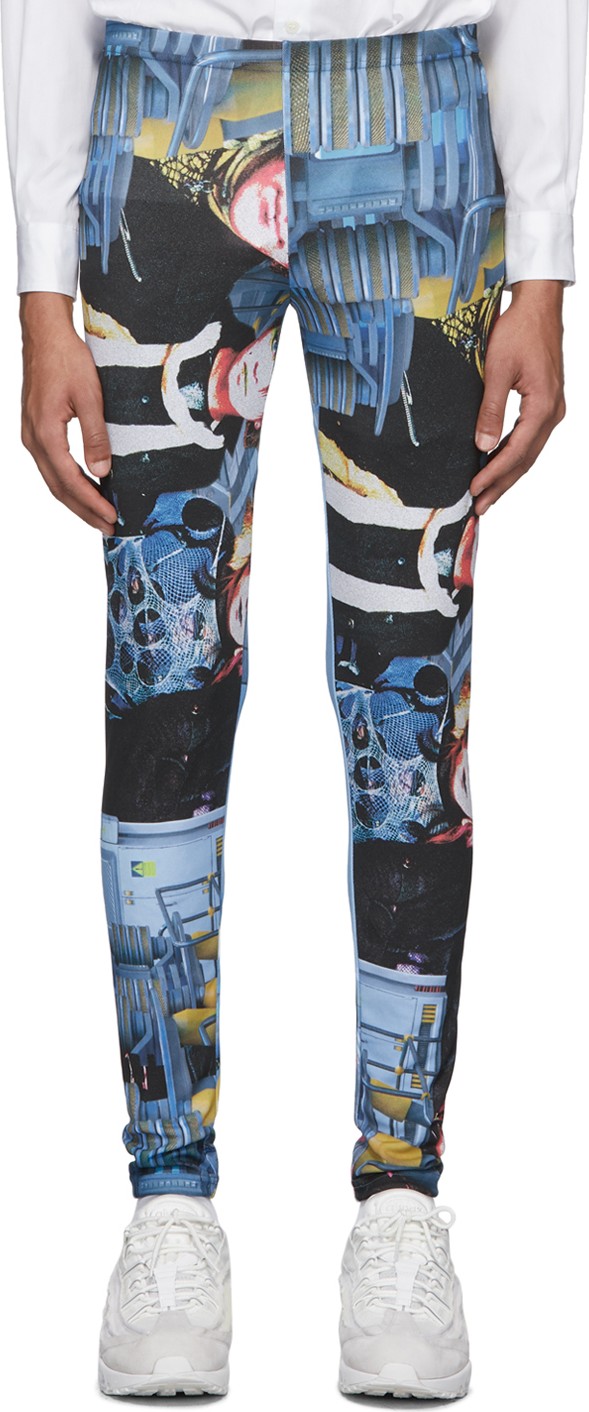 Comme Des Garçons Homme Plus Multicolor Boy Band Leggings