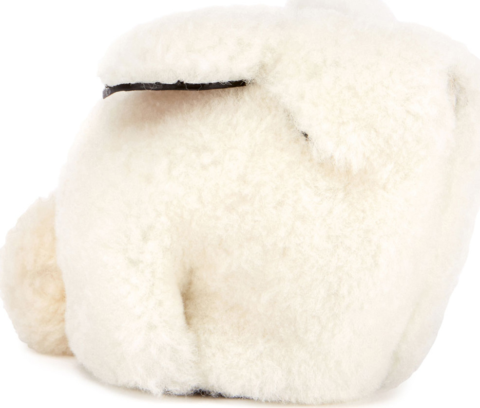 LOEWE Shearling Fur Bunny Coin Purse