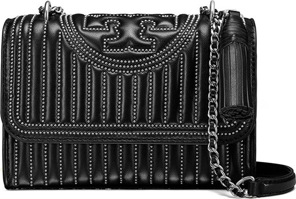 Tory Burch Fleming Small Convertible Mini-Stud Shoulder Bag