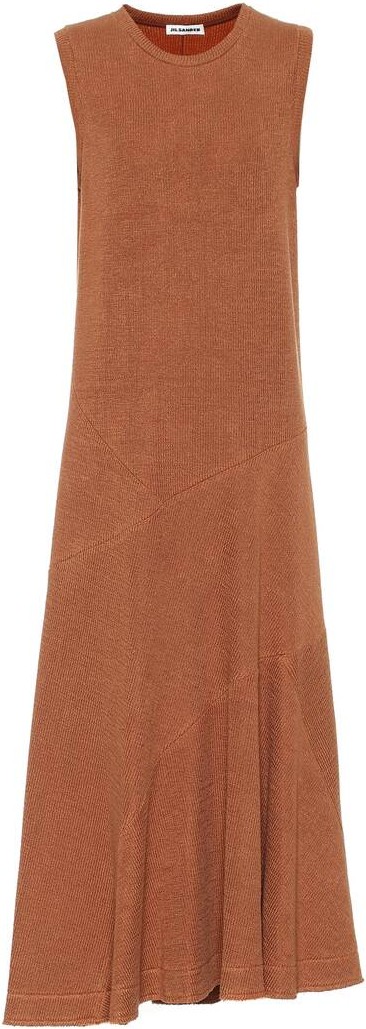 Jil Sander Linen-blend dress