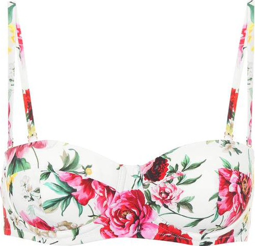 Dolce & Gabbana Printed bikini top