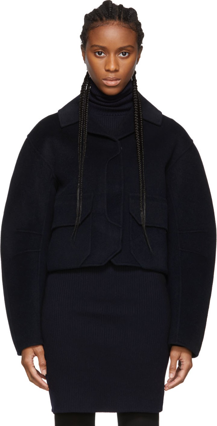 Sportmax Navy Girone Jacket