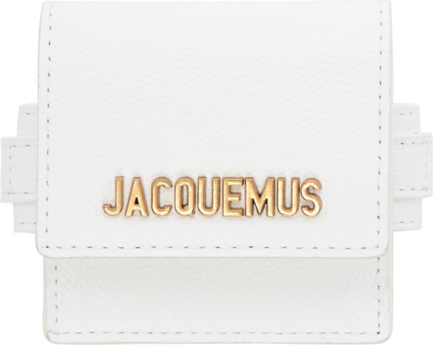 Jacquemus White 'Le Sac Bracelet' Pouch