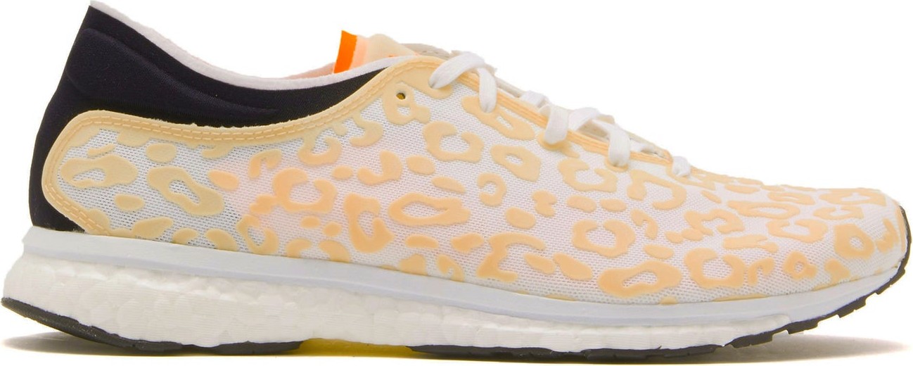 Adidas By Stella McCartney Adizero Adios leopard-bonded mesh trainers