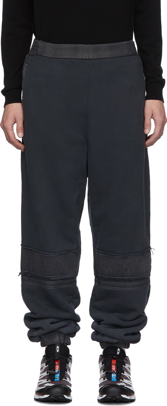 Ambush Black Bleach Patchwork Lounge Pants