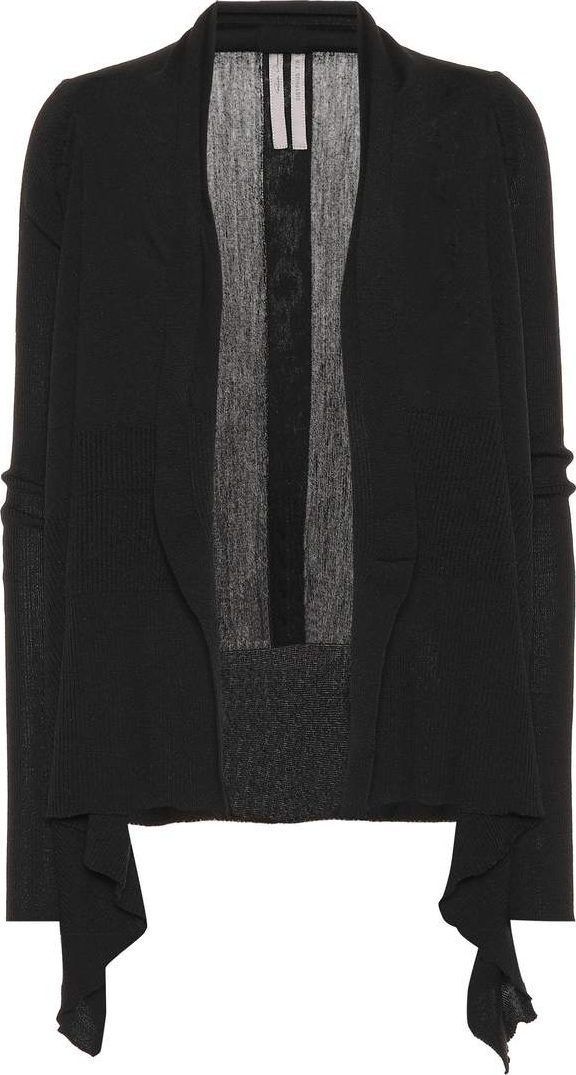 Rick Owens Draped wool cardigan