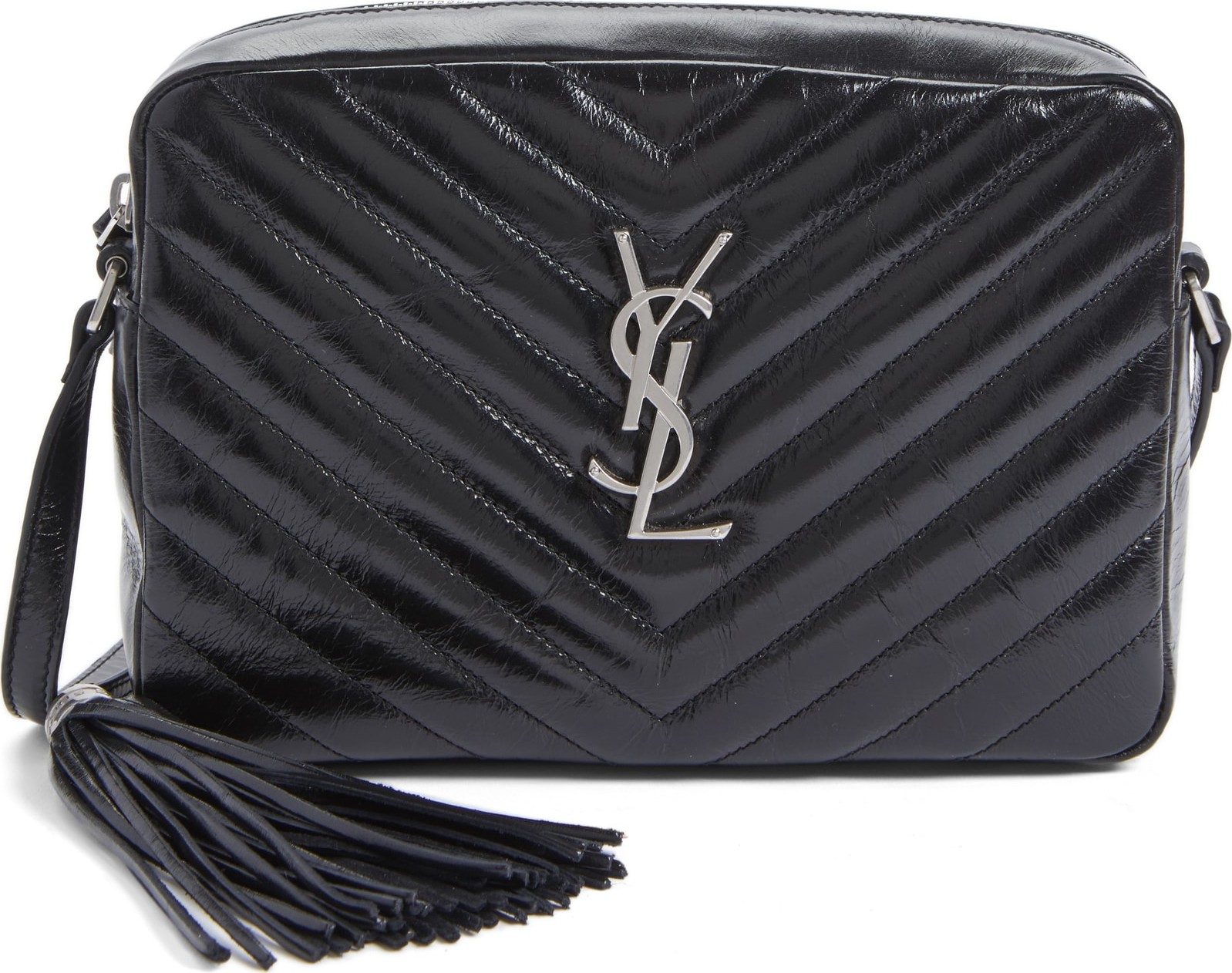 Saint Laurent Medium Lou Matelassé Calfskin Leather Camera Bag
