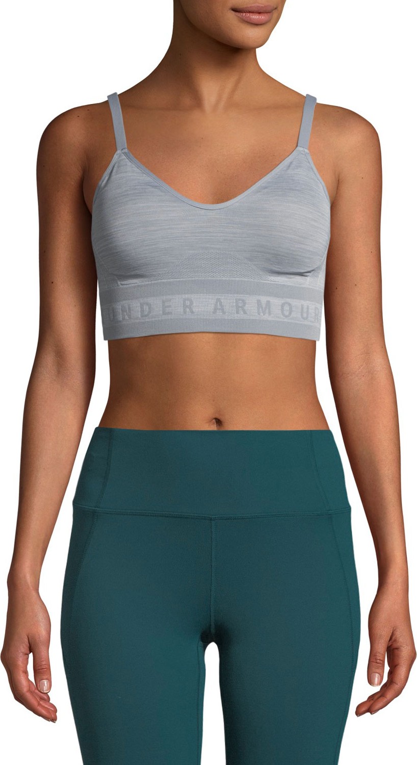 Under Armour Seamless Longline Heathered Sports Bra