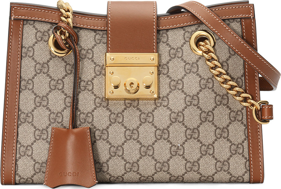 Gucci Padlock Small GG Supreme Canvas Shoulder Bag