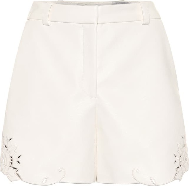 Stella McCartney Faux leather shorts