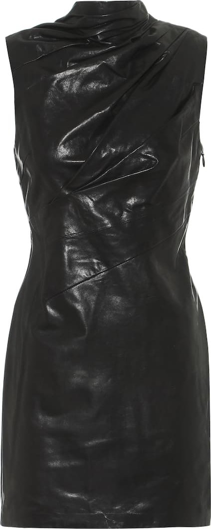 RtA Holly leather minidress